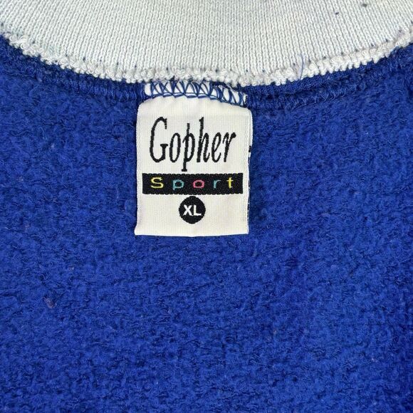 Vintage Gopher Sport Sweatshirt Women's XL Country Sampler Faux Collar Nostalgic - Picture 14 of 15